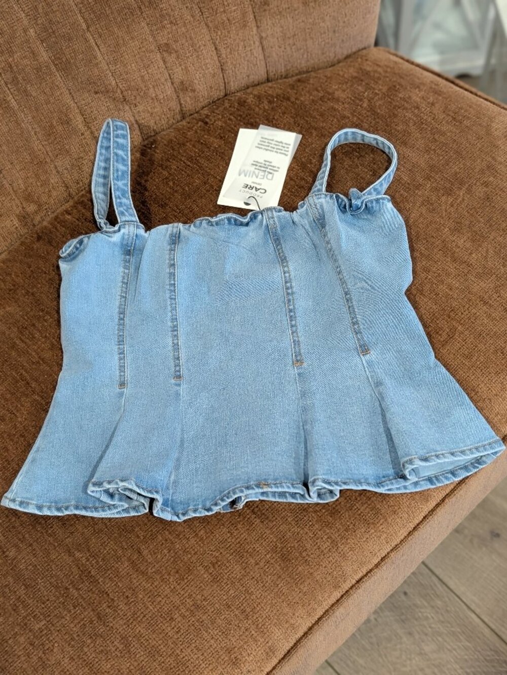 Denim top - Picture 3 of 4